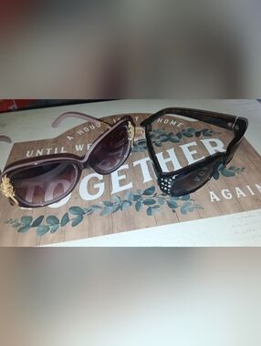 Women's Fashion Sunglasses - Brown and Black Stylish Shades